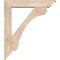 Ekena Millwork Legacy Traditional Smooth Bracket w/ Offset Brace, Douglas Fir, 5 1/2"W x 26"D x 30"H BKT0604X26X30LEC01SDF - alternate 3